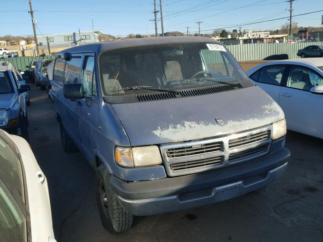 2B4HB25Y8SK505208 - 1995 DODGE RAM WAGON BLUE photo 1