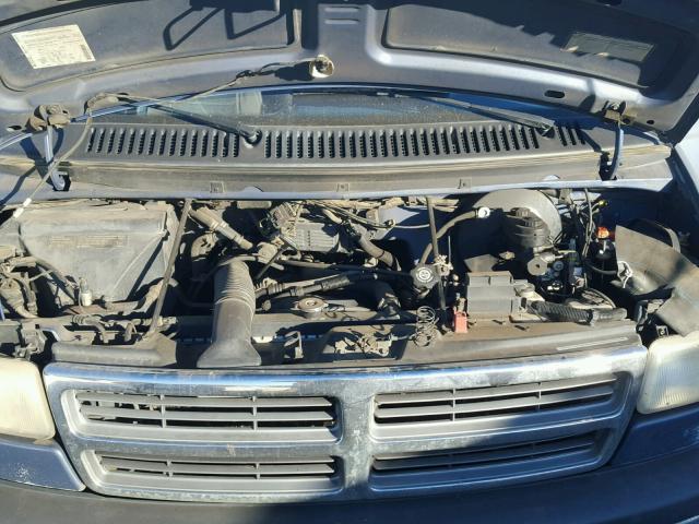 2B4HB25Y8SK505208 - 1995 DODGE RAM WAGON BLUE photo 7