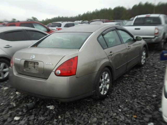 1N4BA41E06C843605 - 2006 NISSAN MAXIMA SE BROWN photo 4