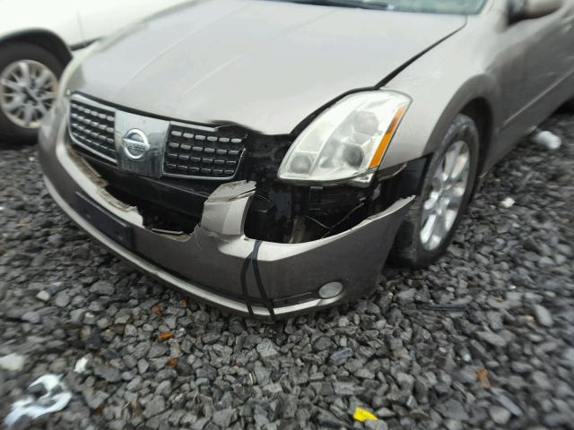 1N4BA41E06C843605 - 2006 NISSAN MAXIMA SE BROWN photo 9