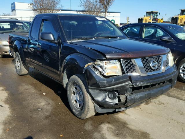 1N6BD06T56C446258 - 2006 NISSAN FRONTIER K BLACK photo 1