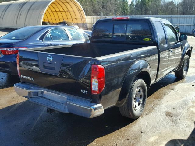 1N6BD06T56C446258 - 2006 NISSAN FRONTIER K BLACK photo 4