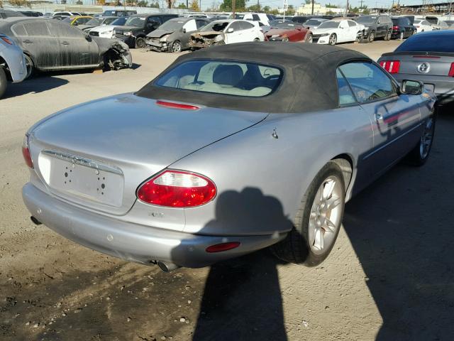 SAJDA42C21NA12690 - 2001 JAGUAR XK8 SILVER photo 4