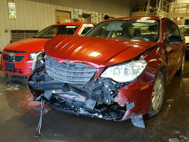 1C3LC46K18N181892 - 2008 CHRYSLER SEBRING LX RED photo 2