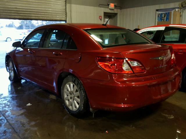 1C3LC46K18N181892 - 2008 CHRYSLER SEBRING LX RED photo 3