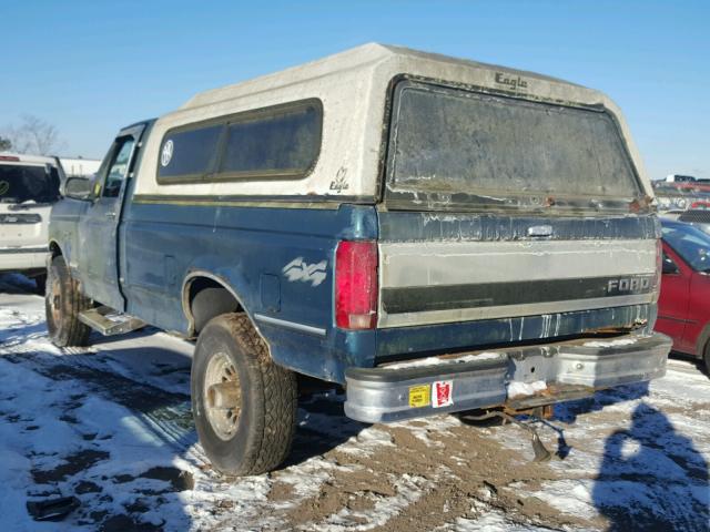 2FTHF26H7SCA69998 - 1995 FORD F250 GREEN photo 3