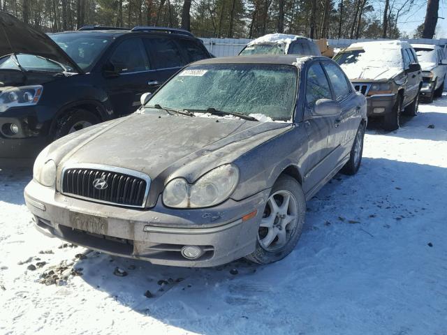 KMHWF35H45A144978 - 2005 HYUNDAI SONATA GLS GRAY photo 9