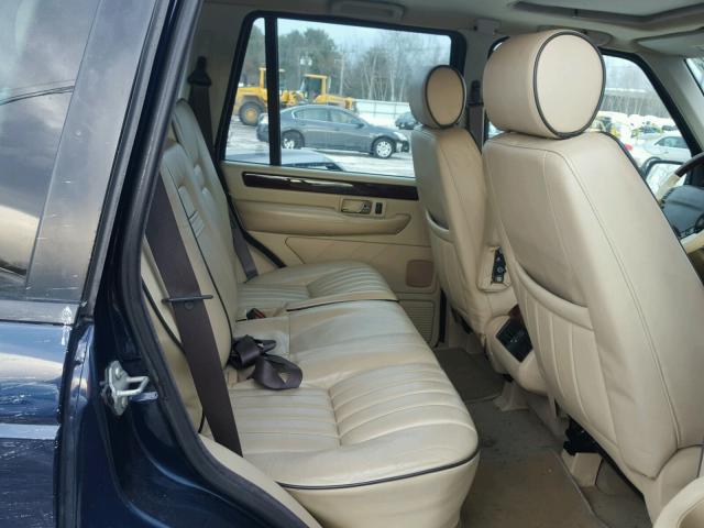 SALPM16431A448580 - 2001 LAND ROVER RANGE ROVE BLUE photo 6