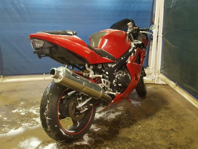 SMT810G2X4J192116 - 2004 TRIUMPH MOTORCYCLE DAYTONA 60 RED photo 4