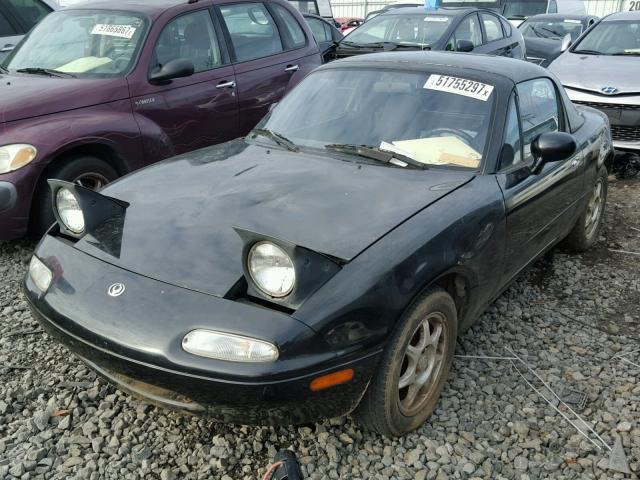 JM1NA3533R0517068 - 1994 MAZDA MX-5 MIATA BLACK photo 2