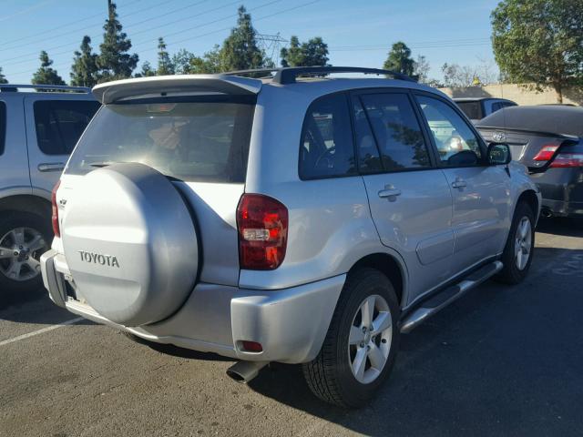 JTEGD20V650093555 - 2005 TOYOTA RAV4 SILVER photo 4