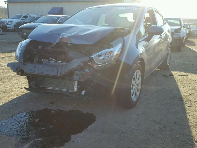 KNADM4A32G6674998 - 2016 KIA RIO LX Կապույտ լուսանկար 2
