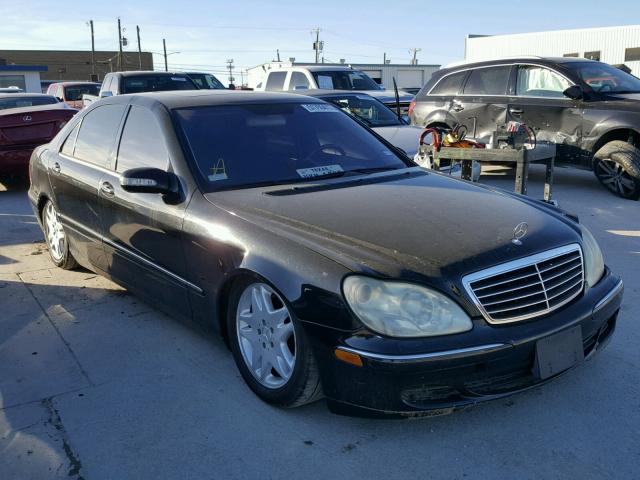 WDBNG75J03A348809 - 2003 MERCEDES-BENZ S 500 BLACK photo 1