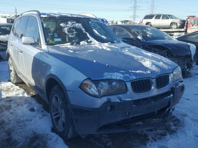 WBXPA93455WD16356 - 2005 BMW X3 3.0I GRAY photo 1