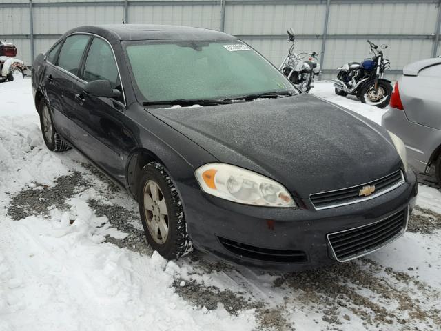 2G1WT58K869236228 - 2006 CHEVROLET IMPALA LT BLACK photo 1