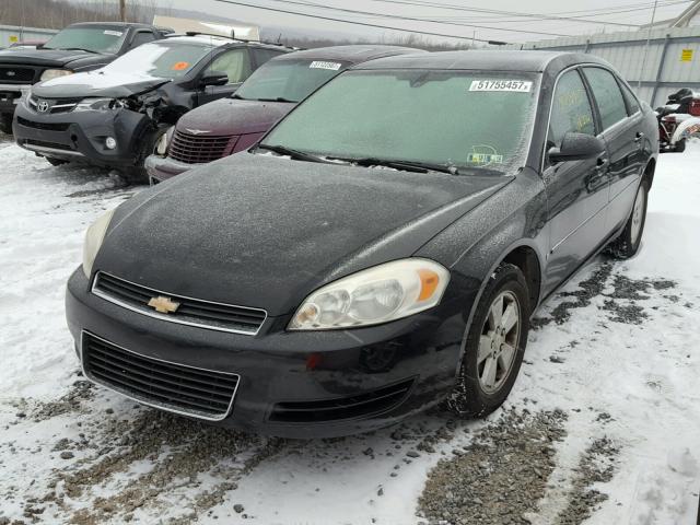 2G1WT58K869236228 - 2006 CHEVROLET IMPALA LT BLACK photo 2