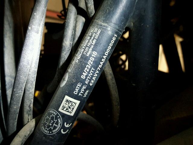 4XAVY76A8AD095061 - 2010 POLARIS RANGER RZR RED photo 10