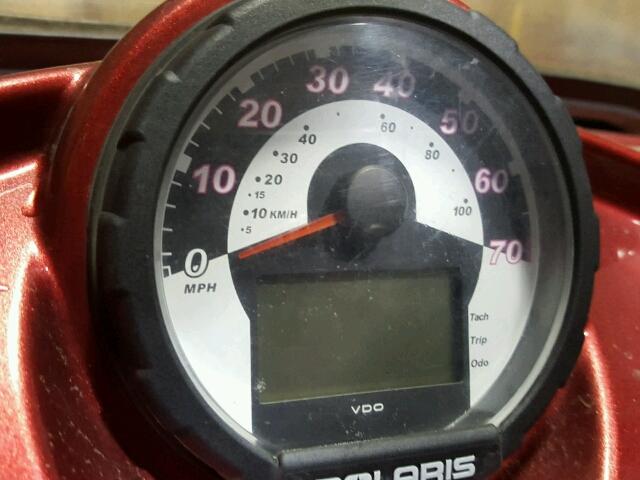 4XAVY76A8AD095061 - 2010 POLARIS RANGER RZR RED photo 8