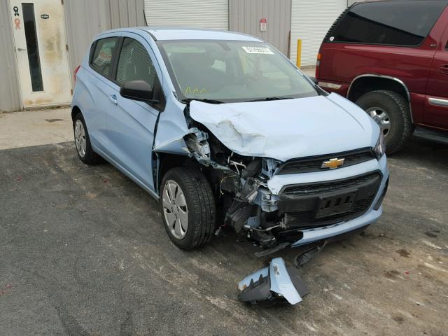 KL8CB6SA7GC613251 - 2016 CHEVROLET SPARK LS BLUE photo 1