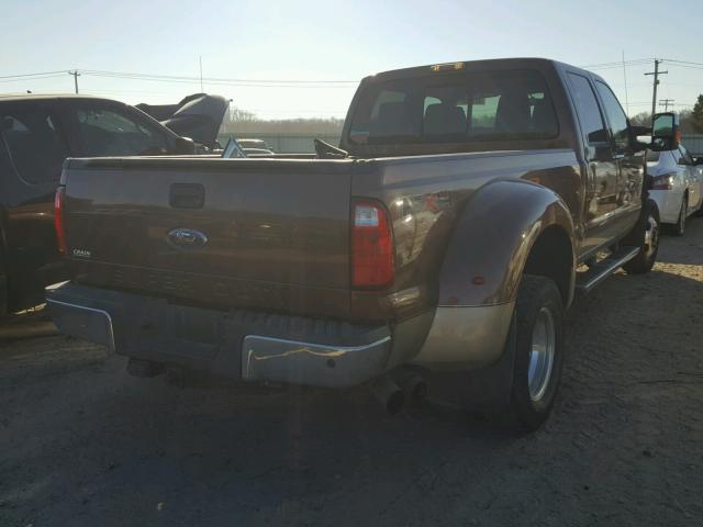 1FT8W3DT5BEC09747 - 2011 FORD F350 SUPER BROWN photo 4