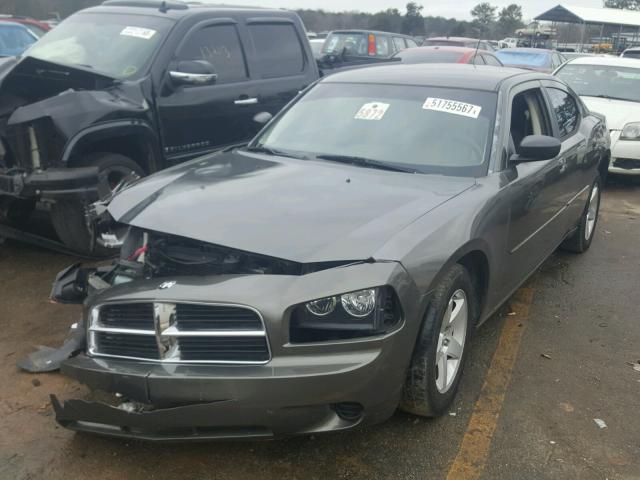 2B3KA43R08H173713 - 2008 DODGE CHARGER SILVER photo 2