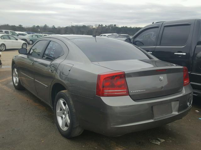 2B3KA43R08H173713 - 2008 DODGE CHARGER SILVER photo 3