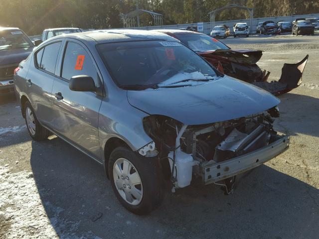 3N1CN7AP7CL853248 - 2012 NISSAN VERSA S SILVER photo 1