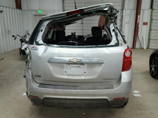 2GNALBEK9C1207360 - 2012 CHEVROLET EQUINOX LS SILVER photo 9