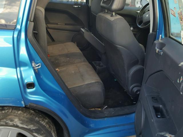 1B3HB48B18D770384 - 2008 DODGE CALIBER SX BLUE photo 6