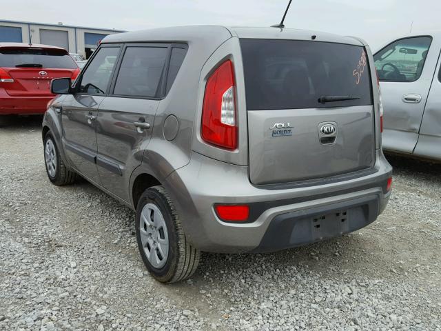 KNDJT2A59D7599799 - 2013 KIA SOUL SILVER photo 3