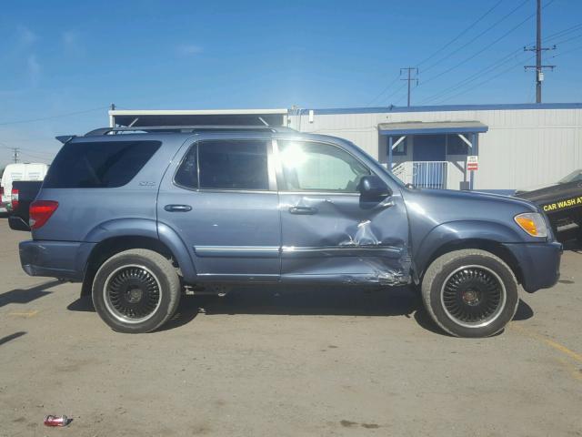 5TDZT34A96S283295 - 2006 TOYOTA SEQUOIA SR BLUE photo 9