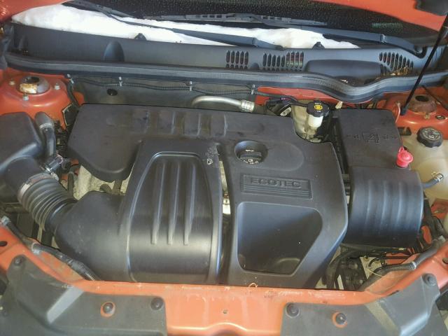 1G1AL15F667685175 - 2006 CHEVROLET COBALT LT ORANGE photo 7