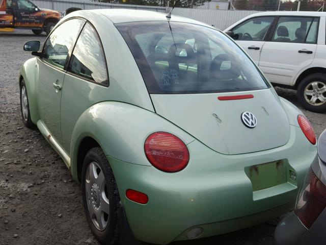 3VWCC21C9XM426525 - 1999 VOLKSWAGEN NEW BEETLE 绿色 照片 3