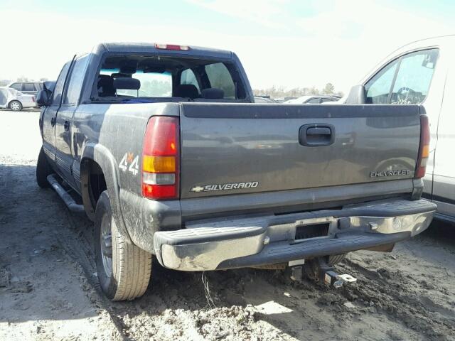 1GCHK23GX1F125670 - 2001 CHEVROLET SILVERADO GRAY photo 3