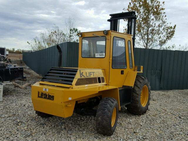 3122A14111111 - 1998 FORK LIFT YELLOW photo 4