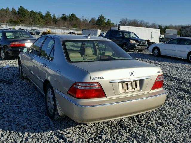 JH4KA96654C006787 - 2004 ACURA 3.5RL TAN photo 3