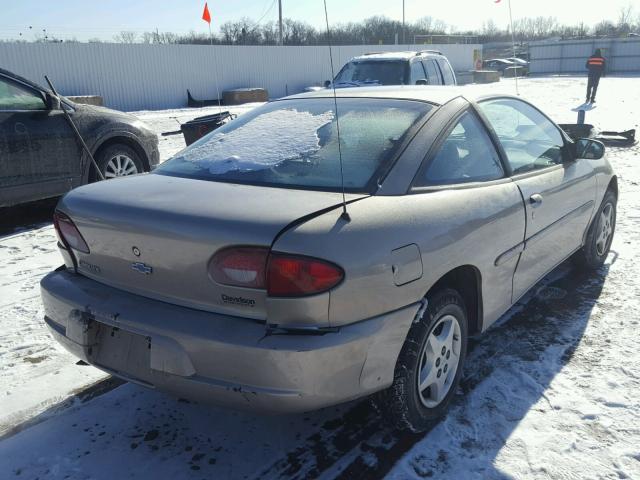 1G1JC124527225194 - 2002 CHEVROLET CAVALIER BEIGE photo 4