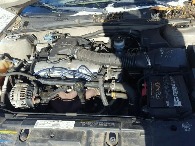 1G1JC124527225194 - 2002 CHEVROLET CAVALIER BEIGE photo 7