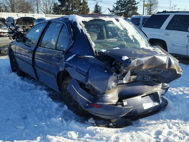 2G1WL52M4T1101753 - 1996 CHEVROLET LUMINA BLUE photo 3