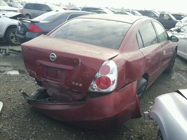 1N4AL11D63C122681 - 2003 NISSAN ALTIMA BAS RED photo 4