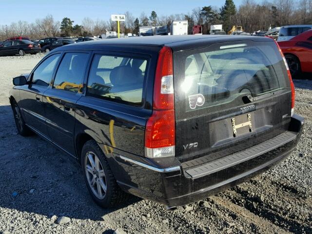 YV1SW592851510309 - 2005 VOLVO V70 FWD BLACK photo 3