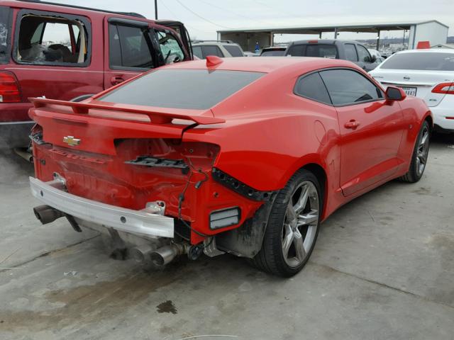 1G1FH1R79G0186911 - 2016 CHEVROLET CAMARO SS RED photo 4