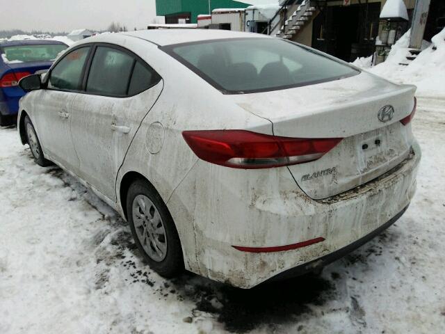 5NPD74LF3HH141695 - 2017 HYUNDAI ELANTRA SE WHITE photo 3