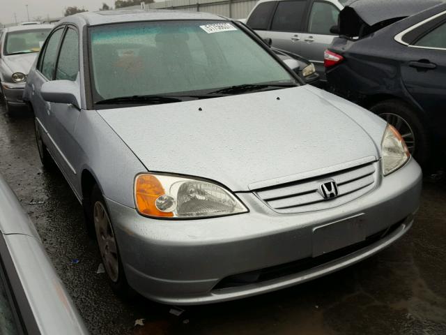 JHMES26702S001851 - 2002 HONDA CIVIC EX SILVER photo 1