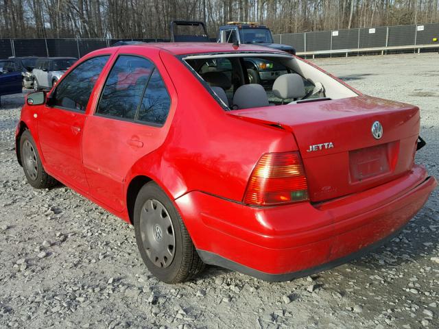 3VWRC29M4YM152241 - 2000 VOLKSWAGEN JETTA GL RED photo 3