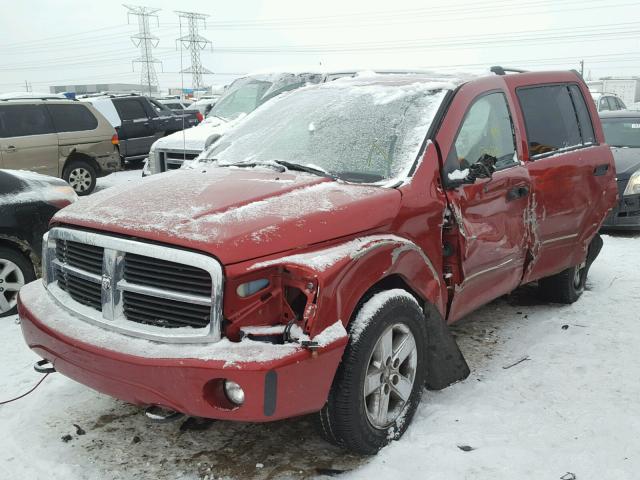 1D8HB58286F172087 - 2006 DODGE DURANGO LI BURGUNDY photo 2