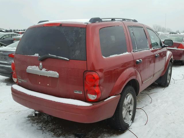 1D8HB58286F172087 - 2006 DODGE DURANGO LI BURGUNDY photo 4