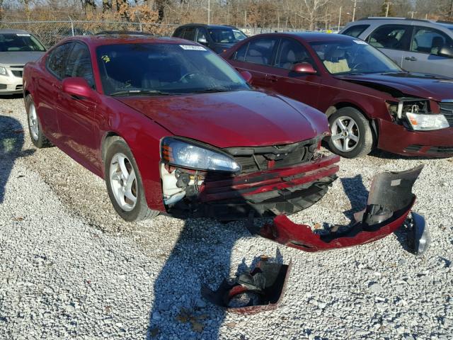 2G2WR524741348101 - 2004 PONTIAC GRAND PRIX RED photo 1