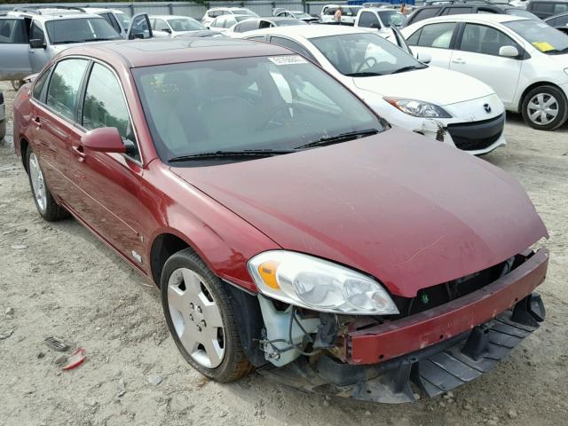 2G1WD58C979171459 - 2007 CHEVROLET IMPALA SUP BURGUNDY photo 1