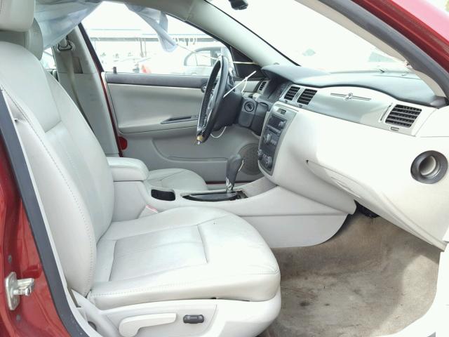 2G1WD58C979171459 - 2007 CHEVROLET IMPALA SUP BURGUNDY photo 5